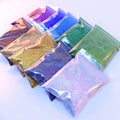 Hot Sale Tiktok 48 Mixed Colors Glitter Different Size Powder Glitter Cosmetic Grade Chunky Glitter for Tumbler
