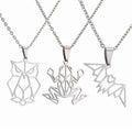 MIENTER Acier Inoxydable Bijoux En Gros Animal Pendant Necklace Choker Jewelry