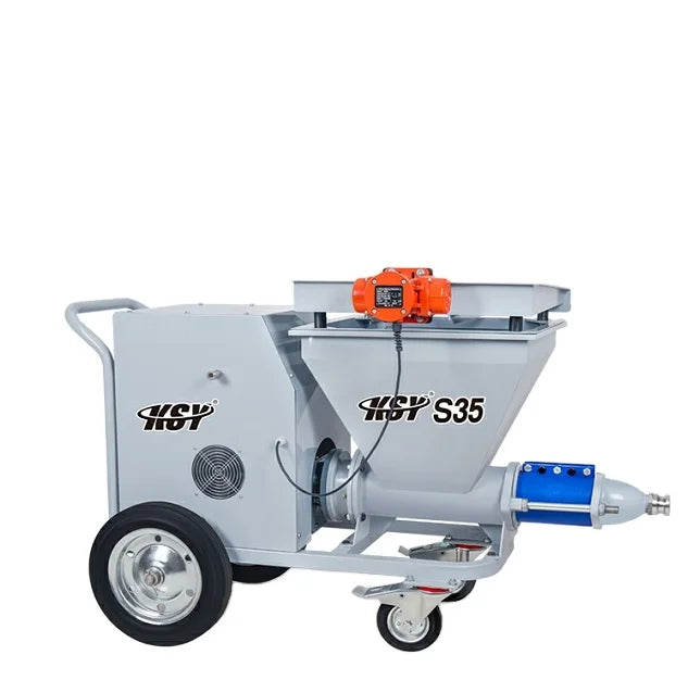 KSY S35  220V New Product Plastering Cement Mortar Sprayer Single Phase Electric  Mortar Spraying Machines