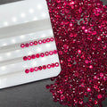 Round 0.8mm ~ 2.0mm Good Quality Faceting Diamond /  Machine Cut One Peace Bloodstone Gemstone   Natural Ruby