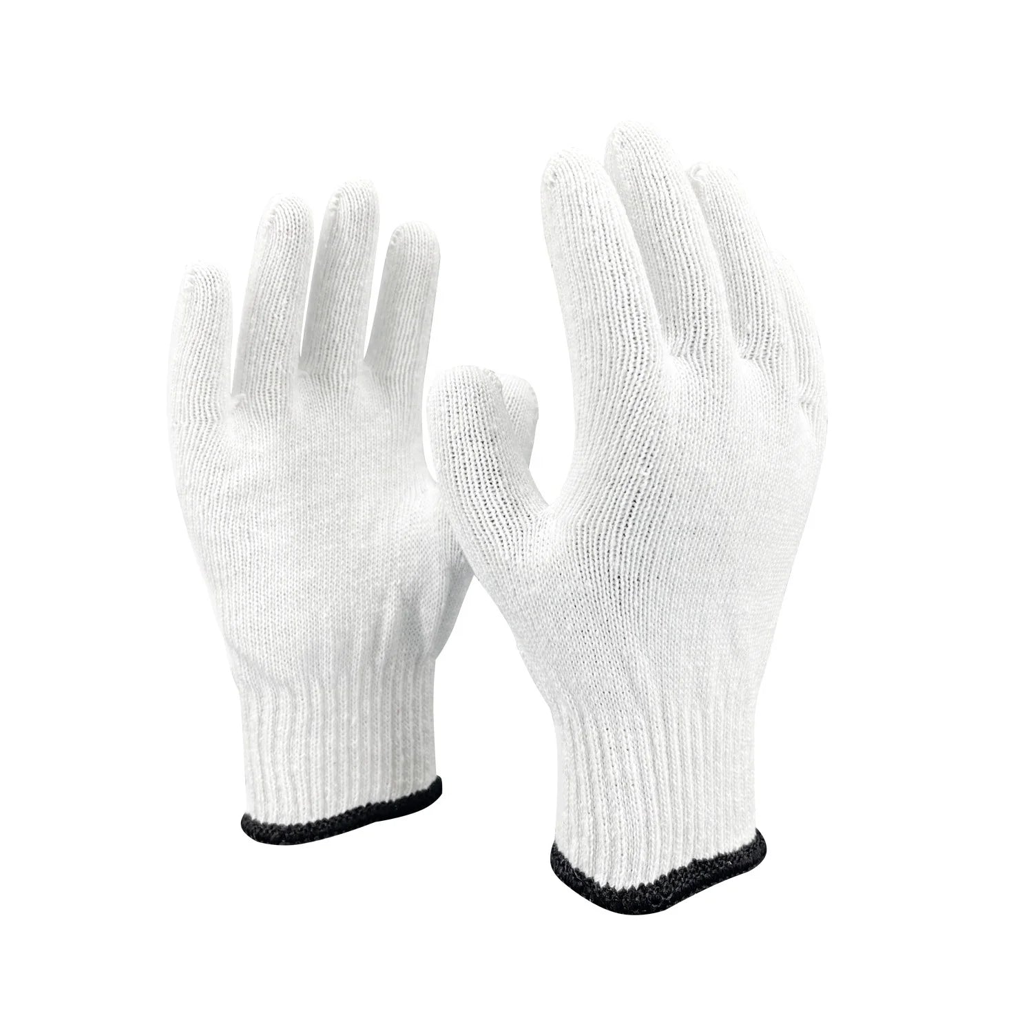 Good Quality Work Guantes Cotton Yarn Hand Safety Work Gloves for Construction Working