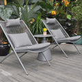 Modern Waterproof Comfortable Metal Frame Rattan/Wicker Outdoor Dining Chairs