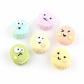 Resin Marcaroon Resin Charms Cabochon for Slime Filler Kid DIY Mobile Phone Hairclip Keychain Decoration Craft