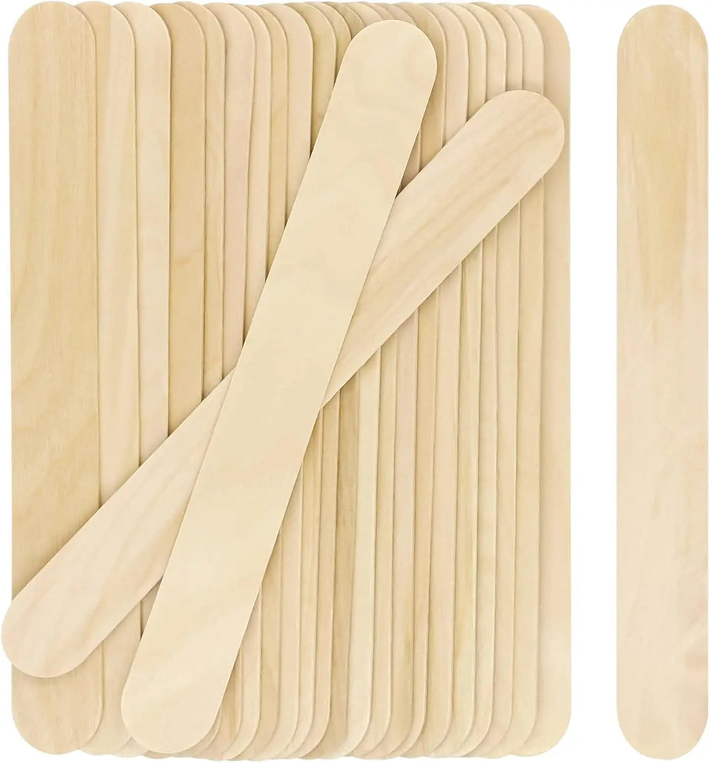 50pcs Wooden Hair Removal Stick Waxing Spatula Disposable Woman Body Depilation Applicators Wax Wood Depressor Beauty Tools