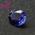 Cadermay Hotsale Lab Grown Sapphire 7x 9mm 8x10mm 10x 12mm Oval Sapphire Gem Excellent Cutting Synthetic Blue Corundum
