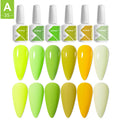 JTING Free Nail Box Package Design Esmaltesmalt De Unas En Gel Gel Uv Semipermanentes Enamel Gel Nail Polish 6colors Set