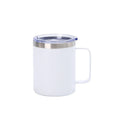 2024 Colorful Cup Straight Cylinder With Handle Portable Straight Mouth Stainless Steel Coffee Mug With Cover Mug