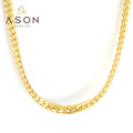 Fashion Versatile Men and Women Cuban Chain Stainless Steel 18K Gold Plated Trend Hip Hop Link Chain Choker Necklace for Women