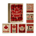 Putuo Decor Canada Day Wooden Box Sign Canadian Maple Leaf Home Table Decor Wood Ornaments