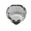 60mm 80mm  Clear Crystal Glass Diamond Heart Artificial Diamond Stone for Table Decorations