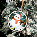 2026 New Design 3 Layers Christmas Balls Tree Ornaments Laser Cut Plywood custom 3D Hanging Pendaent for Christmas Decoration
