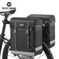 WEST BIKING Cycling Double Side Rear Rack Pack 33L Large Capacity Outdoor Travel  Sport Bicycle Double  Pannier Rear Rack Bag