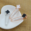 Joyas Fashion Jewelry Gold Plated Rhinestone Flower Designer Brooches Pins Women Premium