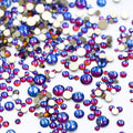 SS3~SS20 3A Crystal AB Non Hot Fix Flatback Glass Strass Super Nail Art Glitter Rhinestones for Manicure Decorations DIY Design 3
