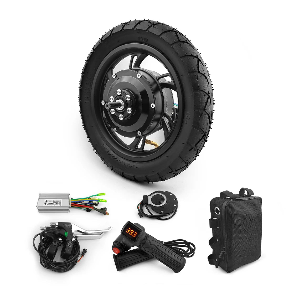 DIY 36v 250w 12 Inch Wheels Electric Bike Swytch Brushless Front Direct Hub Motor Kit Ebike