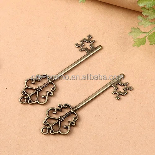 Wholesale Custom Stock DIY Metal Craft Antique Skeleton Key