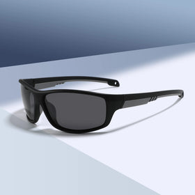 Custom Logo Fashion Polarized Sports Sunglasses Unisex Plastic Outdoor Riding Sun Glasses