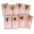 Romantic Three-dimensional Artificial Flowers Greeting Cards with Offset Printing for Wedding and All Occasions