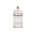 Household Luxury Style Food Storage Jar Kitchen Food Freshness Preservation Container Storage Bottle with Forks