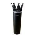 Crown Toppers Tumbler Decoration on the Lid 12oz 20oz 30oz Sublimation Black Crowns for Tumblers