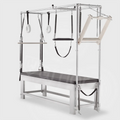 Classic Full Cadillac Conversion Multi-faceted Trapeze Table Classic Pilates Cadillac in Aluminum