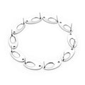 Hot Sale Original Color Oval Findings Stainless Steel bar Pendant Earring Drop Component