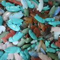 Natural Gemstones Parrot Shaped Crystal Stone Necklace Pendant Craft Necklace Natural Stone Pendant Accessories