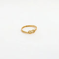 Joolim Jewelry Wholesale 18K Gold Plated Double-layer Knot Stainless Steel Rings for Women Rings