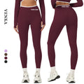 Custom Logo Ladies Running Sports Wear Contrast ColorQuick Dry High Waist Butt Lift Gym Workout Women Yoga Leggings Pants
