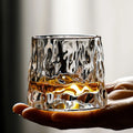 Embossed Transparent Crystal Luxury Daruma Whisky Glass Cups Whiskey Glasses Sets