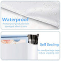 Private Logo Design Eco Friendly White Poly Bags Custom Business Text Courier Shipping Mailers Express Packaging Bags.