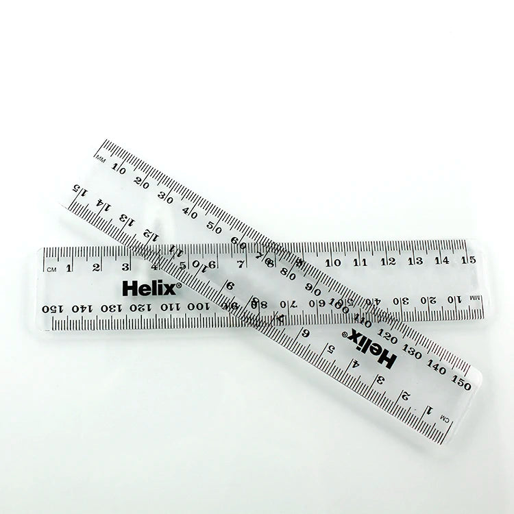 15cm 6inch Plastic Straight clear Scale Ruler