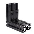 China Manufacturer Rohs Odm Oem Imperial 6353 15 Inches  8 Hole  Cnc Aluminum Corner Bracket for T- Slot Aluminum Profile 10 15