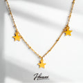 HOVANCI 2020 Trendy Simple Collar Star Necklace Dainty Choker Chain Full Star Necklace for Women