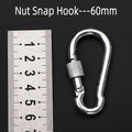 5299D 6*60mm Iron Galvanized Nut Lock Spring Hook