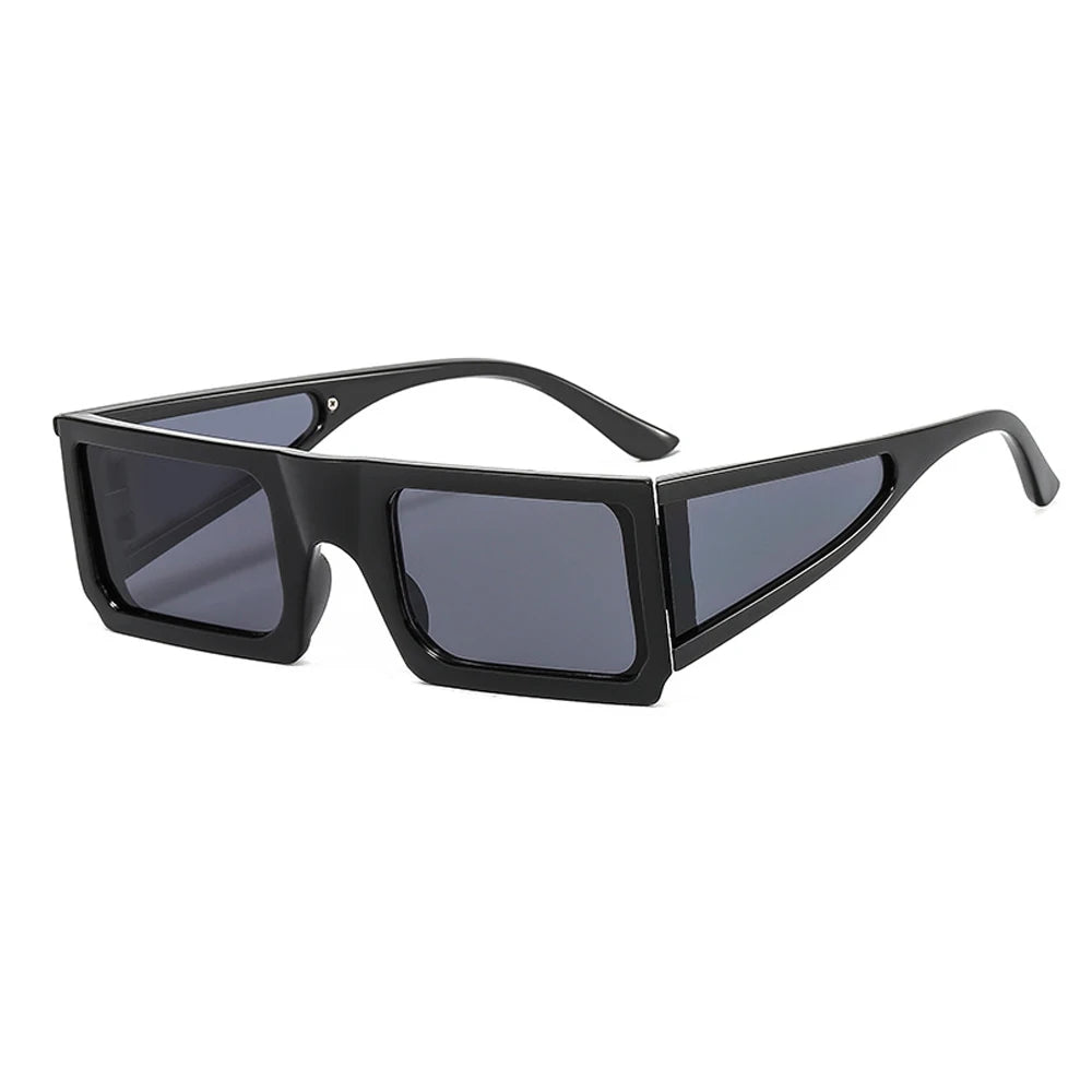 STORY JH5004 Fashion Square Eyewear Shades Ins Trendy Gradient Punk Sun Glasses Leopard Rectangle Flat Top Sunglasses
