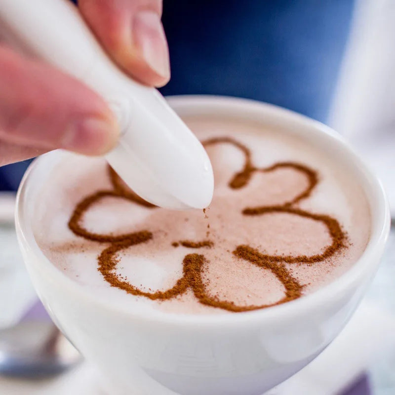 Creative Electrical Latte Art Pen for Coffee Cake Coffee Shop Tools Decoration Pen Coffee Carving Pen