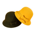 22 Colour New Fall Autumn Winter Elegant Women Lady Girl Fashion Warm Dress Bucket Cap 100% Wool Felt Hat Fedora Cloche Hat