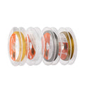 1 Roll/50meters 0.3/0.38mm Resistant Strong Line Stainless Steel Wire Tiger Tail Beading Wire for Jewelry Making Finding