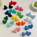 Bohemian Fashion Party Jewelry Earring Gift Love Statement Vintage for Women Trend Candy Color Geometric Heart Acrylic Earrings