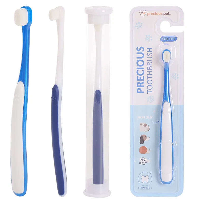 Aceco Hot Sale Tube Package Soft Bristles Reusable PP+TPR Flat Handle Toothbrush Home Use Custom Pet