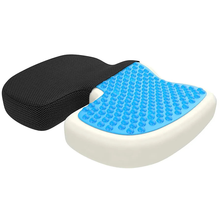 Orthopedics Hemorrhoids Seat Cushion Memory Foam Car Rebound Cushion Office Chair Lumbar Support Pain Relief Breathable Pillow