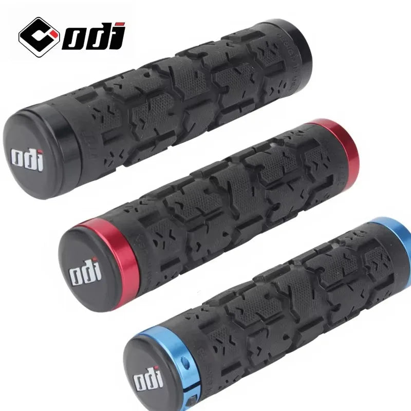 ODI  RG01 Bicycle Handlebar Cuffs Lock on Bike Grips Shockproof MTB Handle Cover Grip Anti-Skid Mountain DH Bicycle Grip