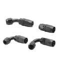 Universal Black and Red AN4 AN6 AN8 AN10 AN12 Aluminum Oil Cooler Swivel Oil Fuel Gas Line Hose Pipe Adapter End an Fitting
