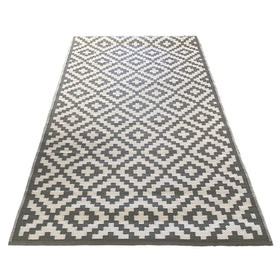 5x8ft Indoor Outdoor Rugs Reversible Outdoors Mats Plastic Straw Carpet