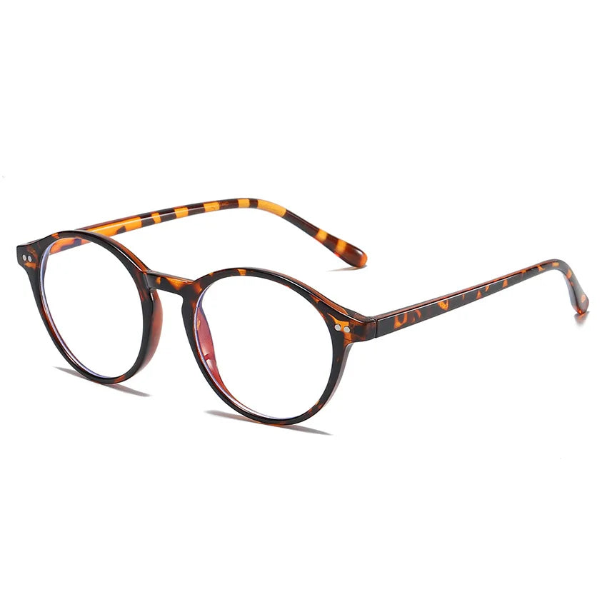 Ready to Ship TR90 Blue Light Glasses Male Leopard Design Cheap Anti Blue Light Protect Glasses for Men
