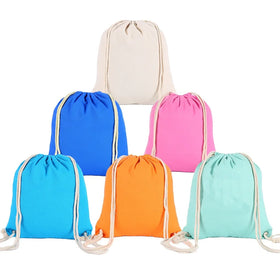 Wholesale Cotton Backpack Custom Drawstring Backpack Bags Gym Bags