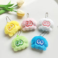 BOXUAN 6.5*8.5cm Light Plush Keychain Kawaii Animal Pendant 3D Shape Letterpress Printed Soft Stuffed for Fans Girl Gift Bag