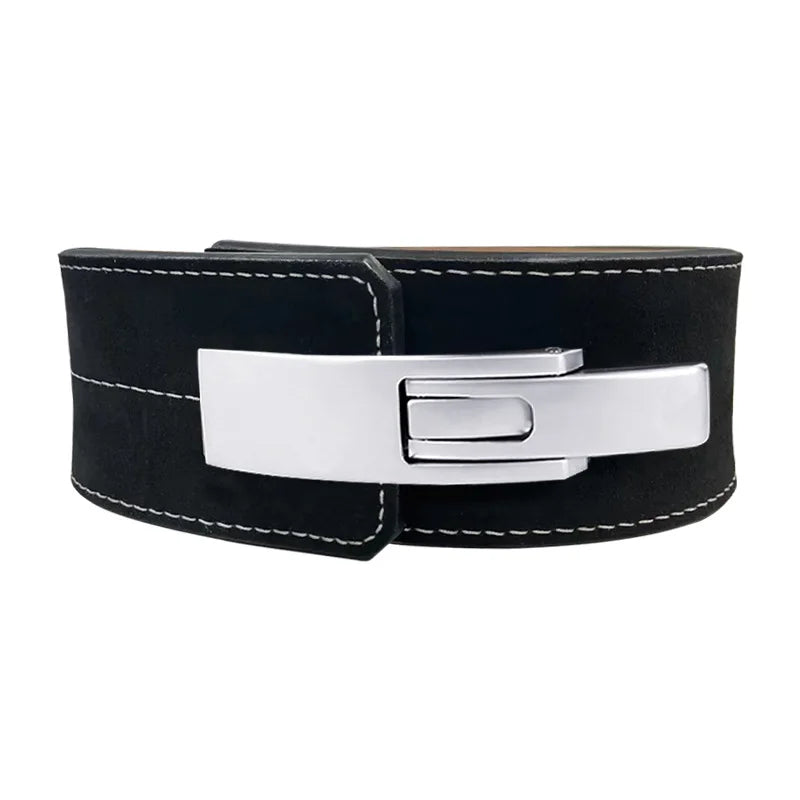 Wholesale Custom Power Weight Lifting Belt Gym Lever Powerlifting Weightlifting Leather Belt for Men