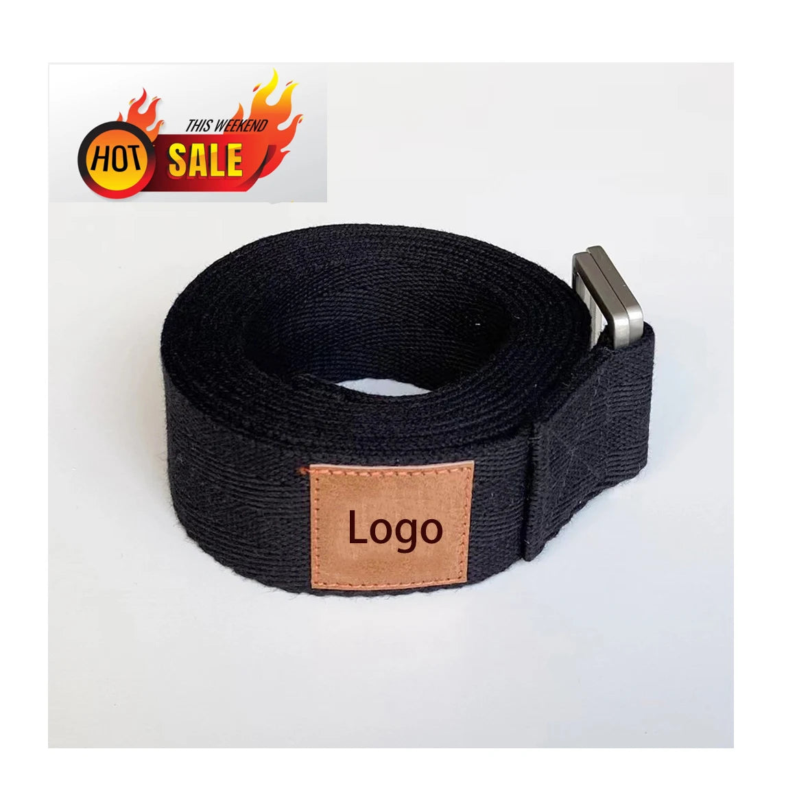 Factory Attractive Custom logo Eco Premium Yoga Expander Strap Belt for Stretching in Bulk